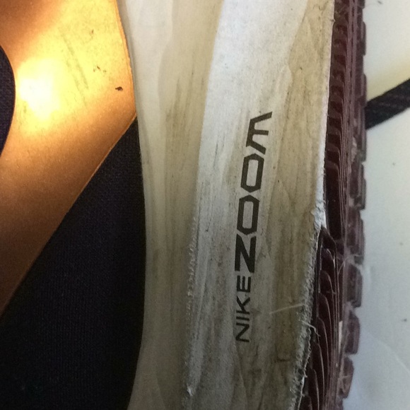 Nike Zoom Winflo Mens Burgundy Athletic Shoe Sz 12 - Picture 8 of 9